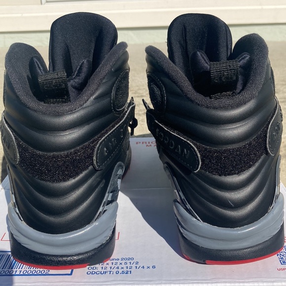 Air AJ Jordan Retro 8 "Bred-Black Cement" - Picture 4 of 11